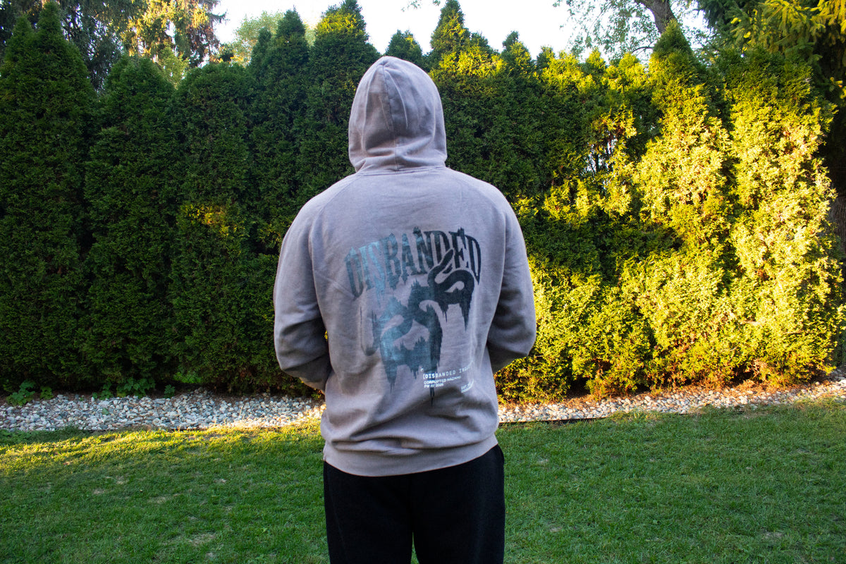 Corrupted Hazard Hoodie Faded Purple V2 (LIGHTNING LOGO)