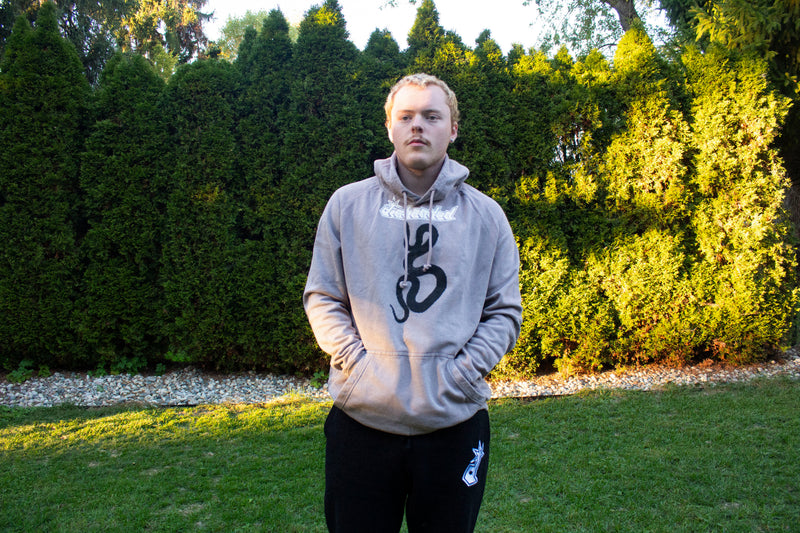 Corrupted Hazard Hoodie Faded Purple V1 (MAIN LOGO)