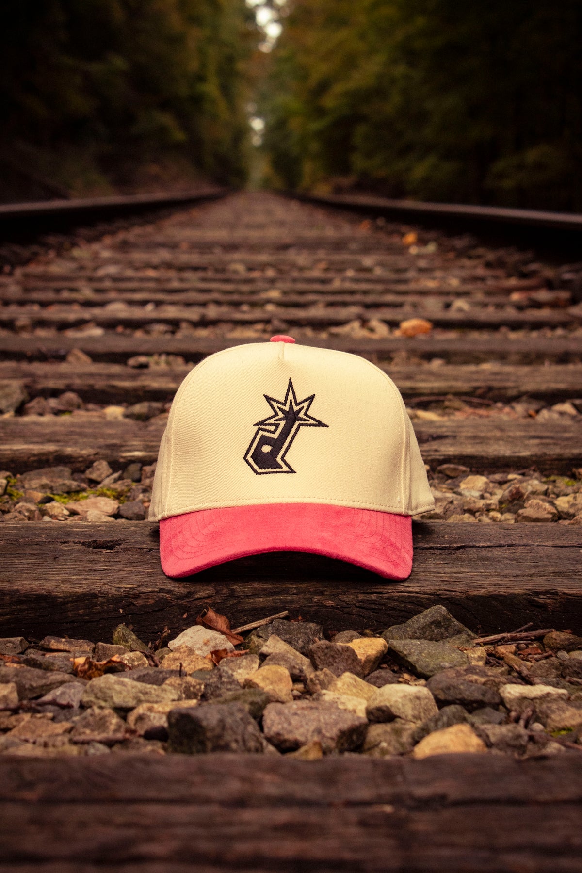 Pink Embroidered Hat